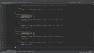 Intro to Java Chapter 05 Exercise 34 - Game: Scissor, Rock, Paper