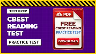 CBEST Reading Practice Test 2026 (25 Questions) | California Basic Educational Skills Test