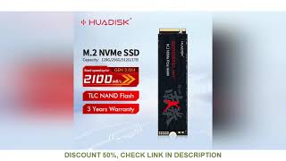 HUADISK M.2 PCIe NVME 128GB 256GB 512GB 1TB M2 2280 NVME SSD Disco rígido de estado sólido para lapt