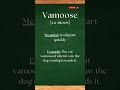 pronounce vamoose the right way shorts shortsvideo pronunciation english vamoose viral