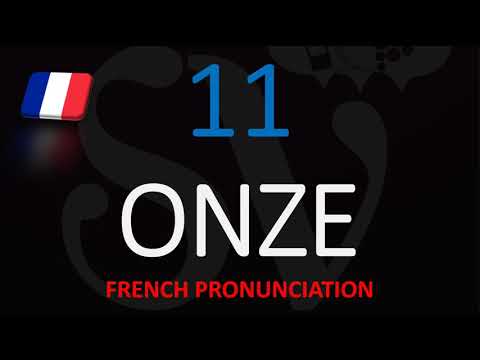 How do you say 11 in French?