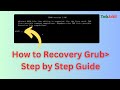 Corrupted Grub Recovery in Linux | Tech Arkit | Troubleshooting