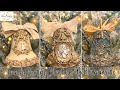 French Country Christmas Bell Ornaments | Using Redesign Moulds | Upcycle Christmas Decorations