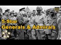 Who were the only nine 5 STAR Generals or Admirals