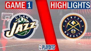 Game 1| Utah Jazz vs Denver Nuggets - Full Game Highlights | NBA Playoffs 2020