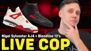 LIVE COP: AIR JORDAN 12 BLOODLINE & AIR JORDAN 4 BRICK AFTER BRICK RESULTS!