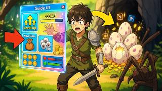 Broke, Hunted, And LEVEL 1 — But His ADVENTURER’S GUIDE Led Him To SPIDER EGGS, GOLD And NEW CLASS
