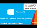 Cara Download File Iso Windows10 Original #Part1 For Instal Windows10