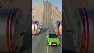 Cars vs Chained Bollard Crush – BeamNG.Drive