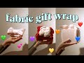 withwendy: fabric gift wrap basics