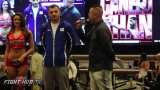 Glen Tapia on Canelo vs. Khan "I cant say Khan w/all the Mexicans here! Im picking Canelo!"