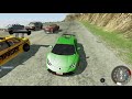 awful random part mod mountain race with super cars beamng drive chases u0026 crashes