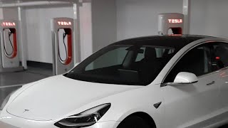 Neuer Tesla V3 Supercharger Pasing Arcaden München