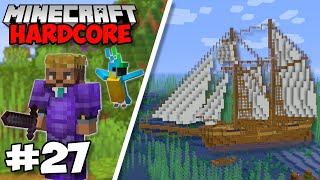 I Built A GIANT PIRATE SHIP In Minecraft 1.18 Hardcore (#27)