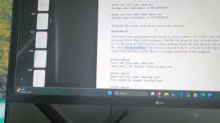 Activity 6 python, texts handling