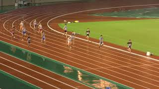 男子4×100mR  予選5組　U18日本選手権 R01