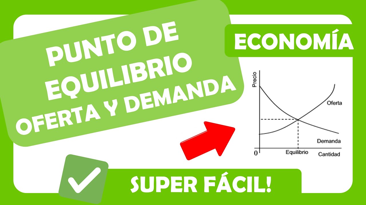 PUNTO DE EQUILIBRIO Entre OFERTA Y DEMANDA - PASO A PASO 💯 | EJERCICIO ...