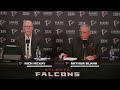 atlanta falcons owner u0026 chairman arthur blank and ceo rich mckay discuss coaching change