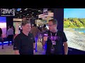 infocomm 2019 steve seminario of leyard planar takes gary kayye on a booth tour