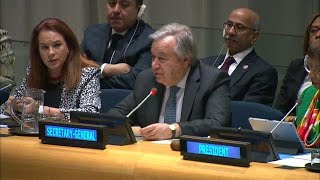 "We have tools to tackle poverty, inequality, climate change & environmental pressures", UN Chief