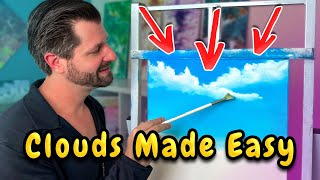 ULTIMATE GUIDE On How To Paint CLOUDS Like BOB ROSS