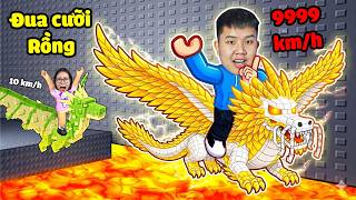 Mỗi giây +1 tốc độ mua 0.01% RỒNG THẦN đua bay xa nhất Speed Dragon Escape cùng bqThanh & Ốc