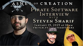 Pirate Software Interviews Steven Sharif | Ashes of Creation Reacts, Chat \u0026 Chill