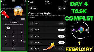Caps New Task Hidden Task Day 4 | How To Complete Caps Hidden Task Day 4 | Caps Airdrop Hidden Task