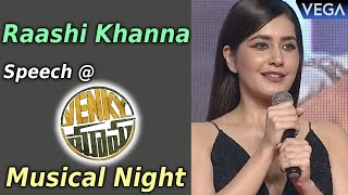 Raashi Khanna Speech at Venky Mama Musical Night || Venkatesh, Naga Chaitanya || #VenkyMama