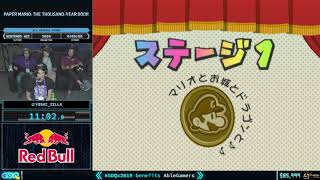 Paper Mario: The Thousand-Year Door by Yoshi_Zilla in 3:55:46 - GDQx 2019