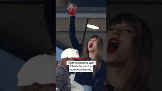 Taylor Swift attends second Chiefs game to cheer on Travis Kelce #shorts