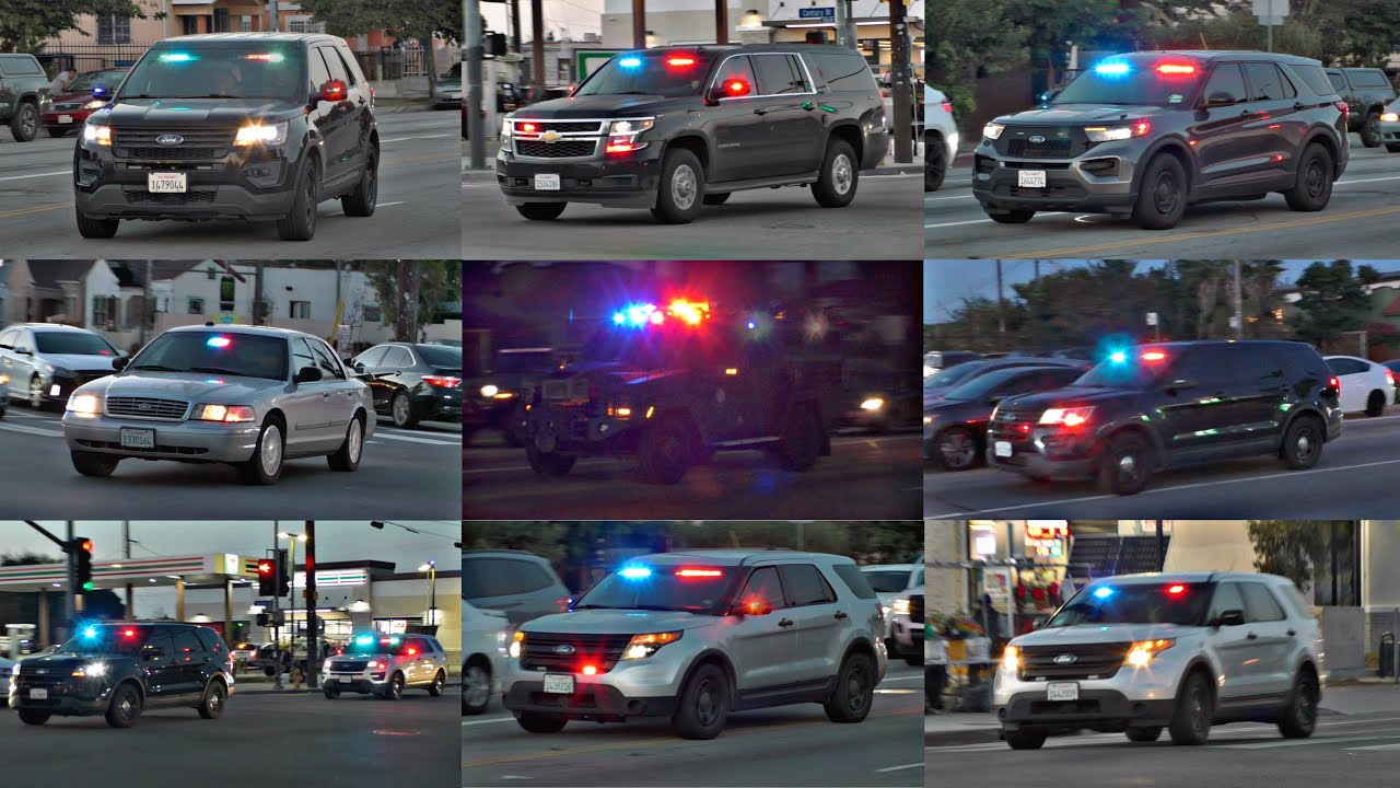 Lapd Swat Responding Code 3 Youtube