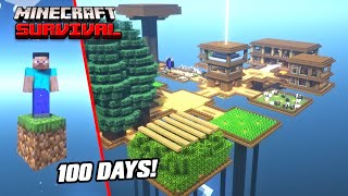 100 Days On One Block in Minecraft | Hindi