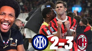 GIVE PULISIC HIS BALLON D'OR! 🇺🇸🦅 | Inter 2-3 Milan Supercup Final Reaction