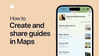 How to create and share guides in Maps on iPhone and iPad | Apple Support