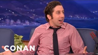Simon Helberg Was The Only Dad At Mommy & Me Yoga | CONAN on TBS