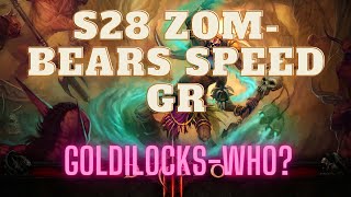 Diablo 3 Season 28 Witch Doctor Helltooth Zombie Bears GR Speed Build