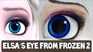 Drawing Elsa's Eye from Frozen 2 | Art by Meghna | #Shorts