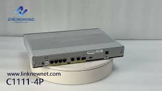 Cisco 1100 Series C1111-4P Integrated Services Router Display (On sales)