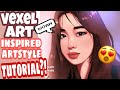 VEXEL ART TUTORIAL (TRYING DIFFERENT ARTSTYLE)