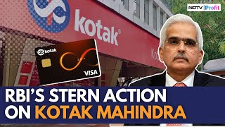RBI Bars Kotak Mahindra Bank From Onboarding New Online Customers, Issuing Credit Cards