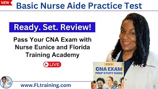 🌟 Live Basic Nurse Aide (CNA) Exam - Ready. Set. Review! with Nurse Eunice 🌟