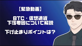 BTC短期チャート分析【2024/3/19夕方版】仮想通貨全体の下落要因について解説・どこまで下がるのか？反発ポイントについて