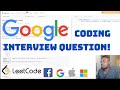 GOOGLE Coding Interview Question -  Symmetric Tree | LeetCode