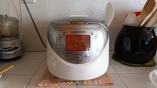 Making My First Pot of Brown and Sweet Brown Rice with a Rice Cooker