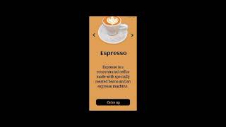 coffee ordering app figma prototype