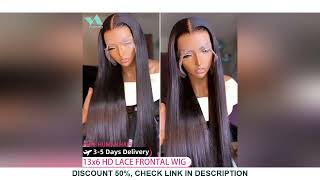 13x4 Bone Straight Lace Front Wig 13x6 Hd Transparent Brazilian 30 40 Inch Human Hair Wigs For Black