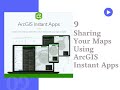 Sharing Your Maps Using ArcGIS Instant Apps