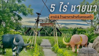 KP.77 5ไร่ ชายนา คาเฟ่|ร้านอาหารสำหรับครอบครัว#บรรยากาศทุ่งนา #อาหารอร่อย  #บางละมุง #ชลบุรี