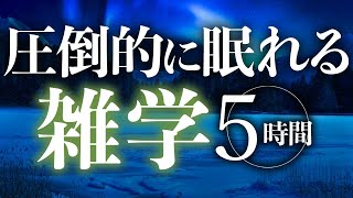 【睡眠導入】圧倒的に眠れる雑学5時間【合成音声】